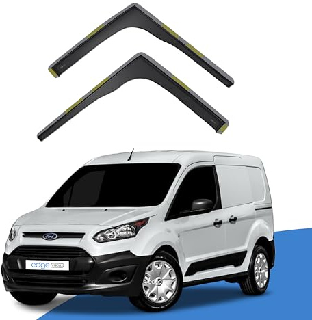 EdgeVisors Wind Deflectors for Ford Transit Connect MK2 2 Door Van (2013-2023) 2pc Set | In-Channel Rain Guards & Accessories