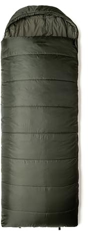 Snugpak Navigator WGTE - Sleeping Bag with Versatile Quilt Option, Siliconised Insulation, Drawcord-Adjustable Hood, Anti-Snag Zipper & Compression Sack - Sleep Bag for Camping & Hiking - Olive (RZ)