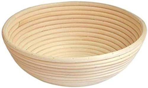 Cestino per lievitazione, cestino rotondo per lievitazione del pane, ciotola per lievitazione dell'impasto, per panettieri professionali e casalinghi (S)