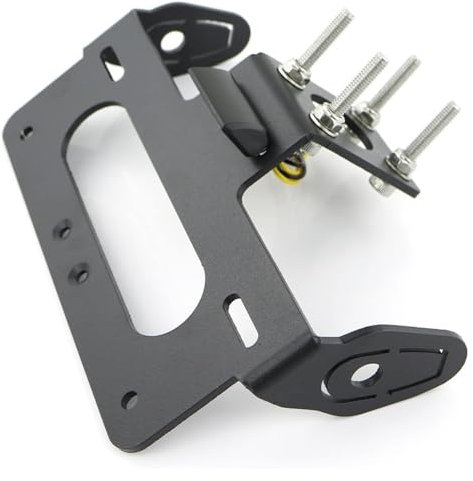 Motorrad Kennzeichenträger Für Y&amaha YZF-R6 R6 2006-2021 Motorraddekoration Heckschwanz Tidy Fender Eliminator Kit Kennzeichenhalter Halterung Schwarz