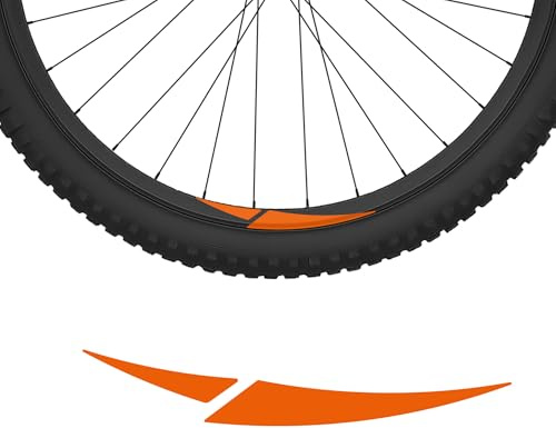 Riesel Design - re:Flex - reflektierende Felgen Aufkleber (21 x 12 cm) | Reflektor Sticker für Fahrradfelgen – bessere Sichtbarkeit im Dunkeln, wetterfest und Made in Germany