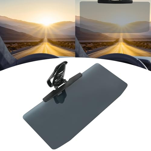 YYTECH Sun Visor Extension for Car, Adjustable Anti-Glare Clip-On Sunshade Extender, Universal Anti-Glare Car Sun Visor Extender, Easy-to-Install Universal Cars Sun Visor for Front Seat Driver
