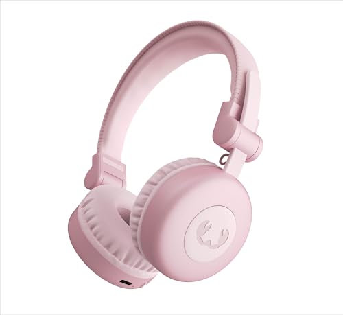 Fresh 'n Rebel Code Core, Casque Bluetooth sans Fil Supra-Aural, 30h D'Autonomie, avec Microphone et Assistant Vocal, Commandes de Volume et Boutons de Lecture/Pause, Pliable (Pastel Pink)