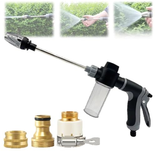 Idropulitrice Waterblitz, ugello ad Alta Pressione Waterblitz, idropulitrice ad Alta Pressione per Ogni Tubo da Giardino, ugello per Tubo Water Blitz, Pistola ad Alta Pressione(1PCS Style 2)