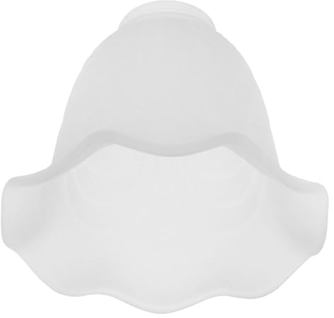 FIXOSHEE Abat-jour en Verre pour Lampe E27 Design Unique à Bouche Inversée, Facile à Installer, Éclairage Polyvalent pour Salle à Manger et Divers Espaces Décoratifs