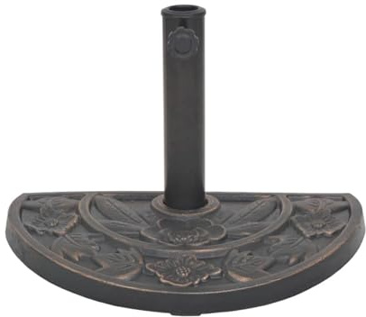 Swpsd Parasol Base Resin Half Round Bronze 9 kg Parasol base Model43655