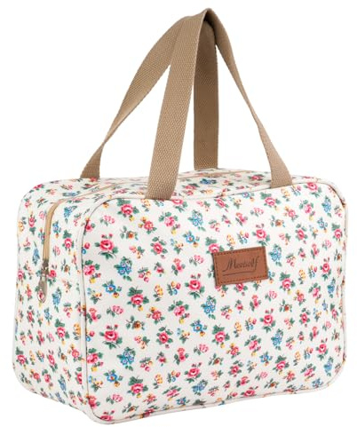 Maxmoc Kulturbeutel Damen Groß,Make-up Tasche mit Grif | Wasserabweisende Kosmetiktasche,für die Aufbewahrung von Toilettenartikeln, Kosmetik und Weiterem Zubehör auf Reisen