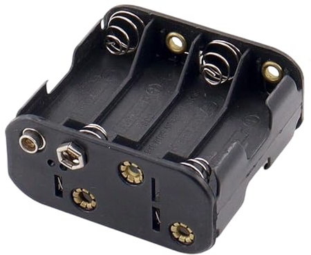 Gissroys Stötsäker 2/3/4/6/8 plats LR06 batterihållare lätt 2/3/4/6/8 platser behållare batterihållare för campingutrustning