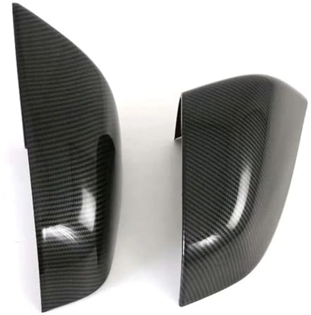 Spegelkåpor För Tesla För Model S 2017 2018 2019 Ersättnings ABS Kolsvart Sidospegelskydd Kåpor Skal(Carbon Fiber)