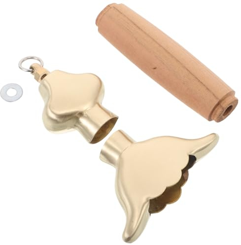 PENIKOKO Poignée de Sabre Tai Chi en Cuivre 17 Cm avec Garde Protectrice, Kit de Réparation pour Manche D’épée D’entraînement Kung Fu, Accessoire Polyvalent pour Arts Martiaux