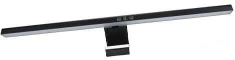 Bewinner Lampada per Monitor del Computer, Barra Luminosa per Monitor con Schermo Alimentata Tramite USB per la Cura degli Occhi, Lampada da Lavoro a LED con Regolazione Continua Touch
