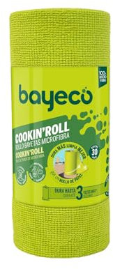Bayeco Cookin´Roll - Rotolo di panni in microfibra 30 pezzi - Semisechabili - Rasga e USA - 30 x 22 cm