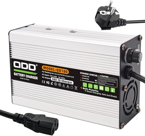 48 V 2 A Blei-Säure-Batterieladegerät 55,2 V Blei-Säure-Ladegerät für 48 V Blei-Säure-AGM-Gel-VRLA-OPZV-Batterie