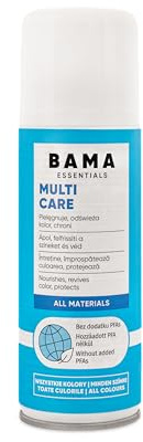 Bama Multicare Universal Care Spray - PFAS-fritt skydd för skor, väskor och jackor - för slätt läder, mocka, syntet och textil - vatten- och fläckavvisande - 200 ml