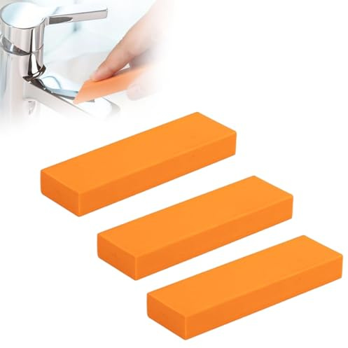 Stainless Steel Cleaning Eraser For Kitchen,Remove Scale Rust Dirt,Limescale Rust Eraser,Stainless Steel Eraser For Cleaning Stains,Powerful Stainless Decontamination Artifact CleaningErase (5, small)