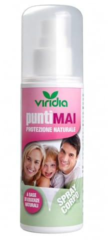 viridia Spray Corpo Anti Punture Insetti 100 ml Protezione Naturale