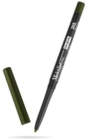 Pupa Waterproof Eyes Pencil Made to Last Definition Eyes Pencil (Farbe 505 Forest) Extremer Halt, automatischer Stift, einziehbarer Stift, Anspitzer inklusive - Größe 0,35 g