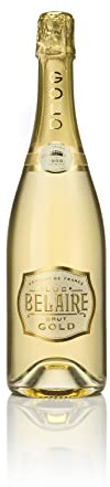 LUC BELAIRE Gold Brut, französischer Schaumwein aus Chardonnay- & Pinot-Noir-Trauben, 12,5 % Vol, Cuvée perfekt als Aperitif & Weinbegleiter, 0,75 l