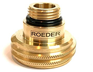 ROEDER-Gas Acme LPG Adapter M22 35mm lang aus Messing