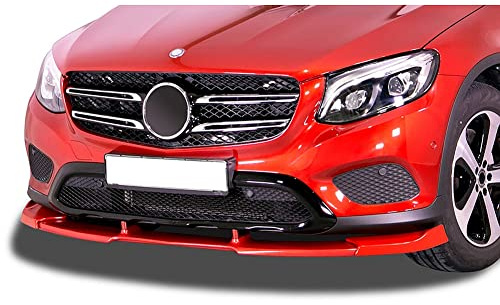 RDX Frontspoiler VARIO-X für GLC X253 & GLC Coupé C253-2019 Frontlippe Front Ansatz Vorne Spoilerlippe, Unlackiert | kompatibel mit Mercedes GLC (X253) & GLC Coupe (C253) 2015-2019 (PU)