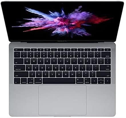 Apple MacBook Pro 13,3 tum (2,0 GHz i5-6360u, 8 GB och 256 GB SSD) med amerikanskt QWERTY-tangentbord, MLL42L/A, från slutet av 2016, rymdgrå (Renoverad)
