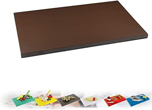 Planche à découper Gastro - En plastique - Taille XL ou XXL - Marron - 60 x 40 x 2 cm