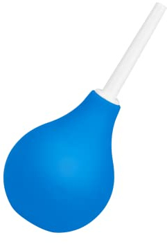 Analdusche mit Pumpball EIS | Handlich mit schmalem Schaft | Sexspielzeug | Optimale Reinigung vor Anal-Spaß für Mann und Frau | Vibrator | Sex Spielzeug für Frauen | Erotik | Sex Toys | Dildo
