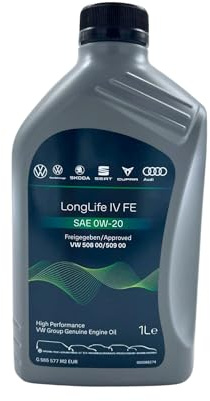 LUBRIALPHA - Olio Motore VW FE 0W-20 LongLife IV | Sigilli Anticontraffazione | Compatibile Benzina e Diesel | Specifiche VW 508 00/509 00, C20 | Alternativa a Oli di Altre Marche