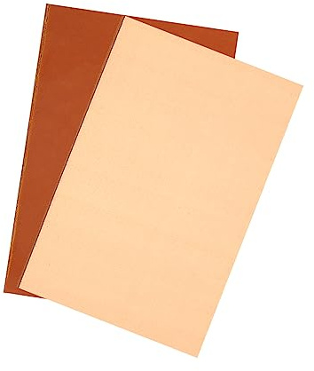 PATIKIL Rame PCB Scheda, 2pz Singolo Lato Rame Rivestito Circuito Scheda Laminato Cilindrico PCB Cuscinetti Prototipo Scheda 20x30 cm, 1,6 mm Spessore per Saldatura Rail Panchina Mulino