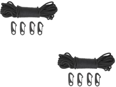 BESPORTBLE 2 Sätze Fahnenmast-zubehör-Set Fahnenmastseil Fahnenmast-fallknoten Fahnenstange Seil Zum Heben Von Fahnenmasten Fahnenmast Für Den Innenbereich Aufzug Lanyard Multifunktion Pp