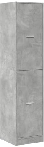 vidaXL Apothekerschrank Betongrau 40x41x174,5 cm Holzwerkstoff