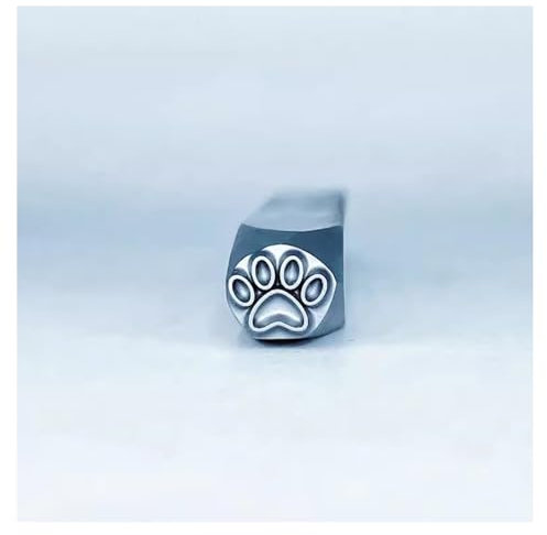 Schlagbuchstaben DIY Metall-Stanz-Design-Stempel, Stanzwerkzeug, für Bedrucken von Metall, Holz, Leder(Figure8)