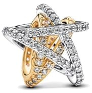 Pandora Momente Charme 763590C01 gekreuzten Stern