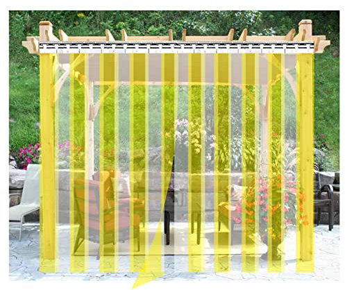 PVC Lamellen Streifenvorhang PVC-Türstreifen, Terrassen-Kunststoffvorhang, wasserdicht, transparente Vinylstreifen, Industrie-Streifenvorhang für Geschäft, Fabrik