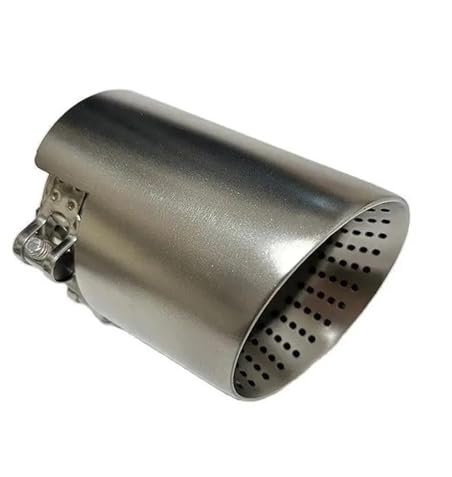 Auspuffblenden 1 Stücke Auspuff Düse Matte Edelstahl Länge 120mm Große Durchmesser 101mm 114mm Offenen Schalldämpfer Endrohrblenden Blende(70mm-101mm)