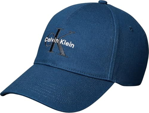 Calvin Klein Uomo Cappellino Embroidery Baseball cap Ricamato, Blu (Insignia Blue), Taglia Unica