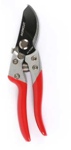 AGRICUT Bypass Garden Secateurs – Heavy-Duty Professional Pruning Shears with SK5 Steel Blade, Ergonomic Handle, Gardening Tools for Plants, Hedges & Flowers