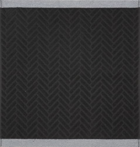KRACHT - Frottier/Frottee - Küchenhandtuch, Handtuch - Bricks, 50 x 50cm, schwarz