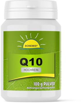 Q10 Ubiquinon Pulver mind. 98%, vegan, 100 g, ohne Zusatzstoffe, in Dose