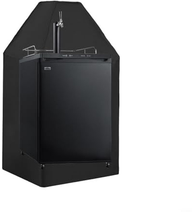 CashMuch Outdoor Beer Dispenser Cover for Kegerator, Waterproof Dustproof 420D Oxford Fabric, 24.5W x 26.5D x 37H