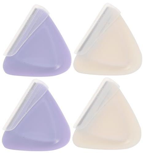 BIUDECO Rasoio per Sopracciglia con Protezione a Maglia in Acciaio Inossidabile Set da 4 Pezzi per Modellare e Rifinire i Peli Delicatamente per Viso e Ascelle