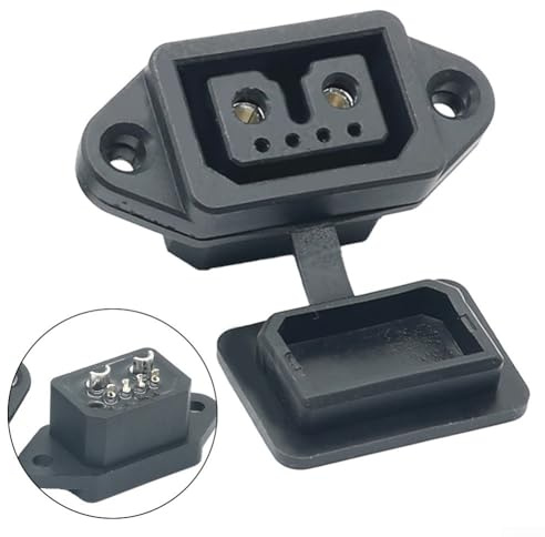 Girftong Connettore ACDC, design a gomito maschio 2+02+4 per sistemi di accumulo di energia, 24 V 6 A nominale batteria al litio per ricarica auto (2 0 femmina)
