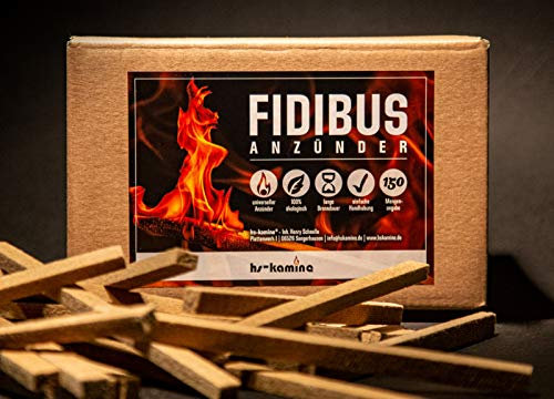 150 Stück Fidibus Kaminanzünder Grillanzünder Anzünder hochwertige Anzündstäbe