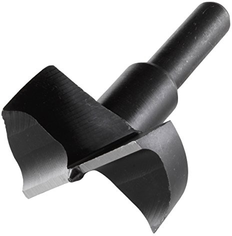 wolfcraft Zylinderbohrer Ø 40 mm für Weichholz & Kunststoff - 3303000 | Selbstschneidende Zentrierspitze, 2 scharfe Schneiden - für punktgenaue, stationäre Bohrungen