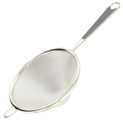 Fackelmann Colador Chino 33411 - Tamiz de Acero estañado y plástico, 10 cm