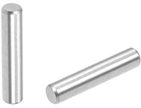 sourcing map 50stk. Passstift 304 Edelstahl Regalheringe Stützregale Silber Ton 4mm x 20mm