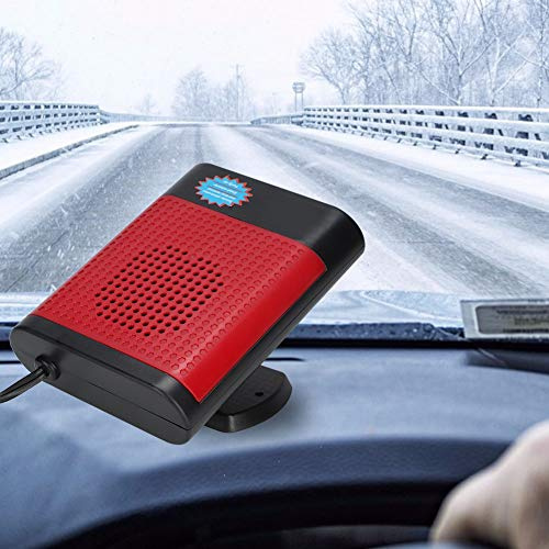 Riscaldamento per Auto 12V 150W 2 in 1 Riscaldatore/Ventola di Raffreddamento Portatile, Demister Sbrinatore Ventilatore Veicolo