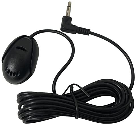 iFreGo Autoradio KFZ mini mikrofon, mini Microphone,Kompatibel mit Pioneer Sony Boss JVC Kenwood Jensen Alpine Externe Mic für Fahrzeug Audio Stereo autoradio GPS CD DVD,Externes 3,5 mm DC Stecker
