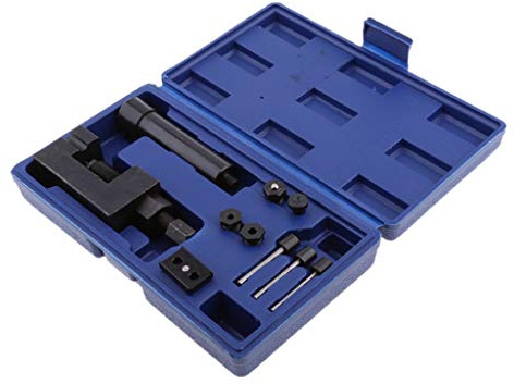 Répartiteur de chaîne et riveter riveter outil de rivetage pour moto et vélo Convient pour les chaînes de #32 à #532