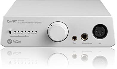 YuLong Aurora MQA - Decodificador completo ES9068AS DAC DSD512 amplificador de auriculares de alta resolución (plata)
